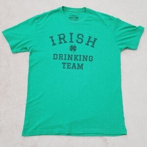 Irish Drinking Team T-shirt Unisex Size LARGE Green St. Patricks Day Funny Party